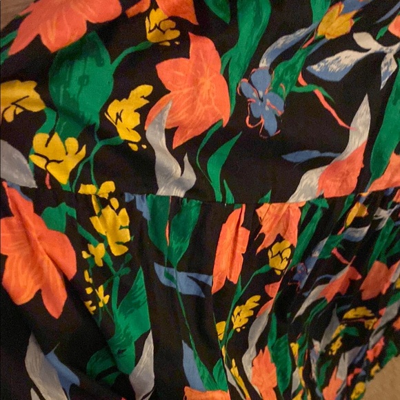 J. Crew Navy and Orange Sleeveless Maxi Dress - Picture 7 of 7